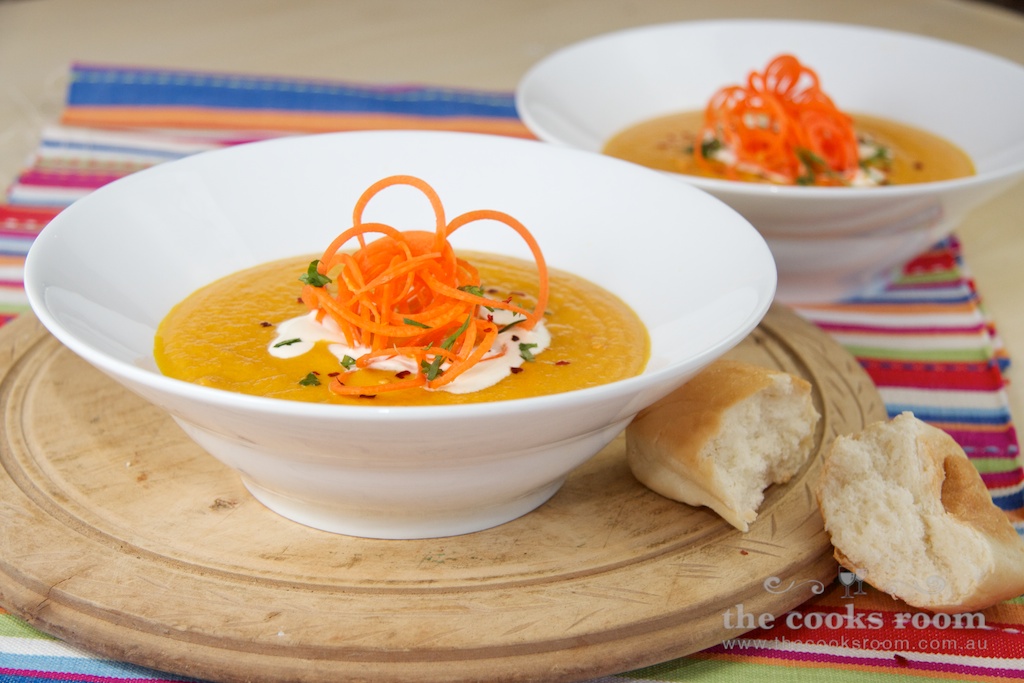 Spiced Carrot and Red Lentil Soup