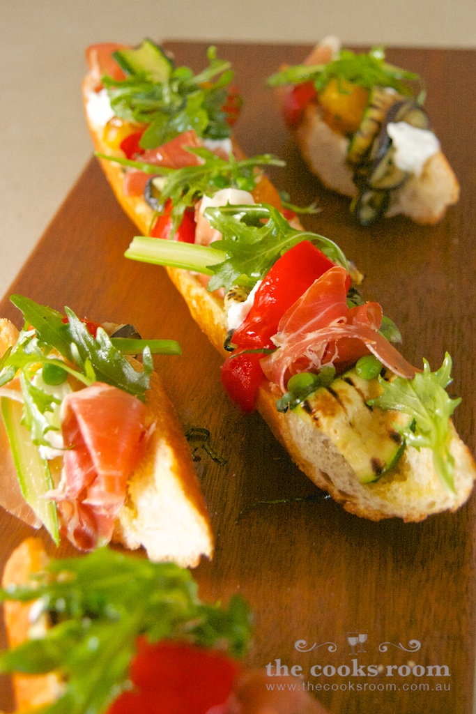 Antipasto Crostini