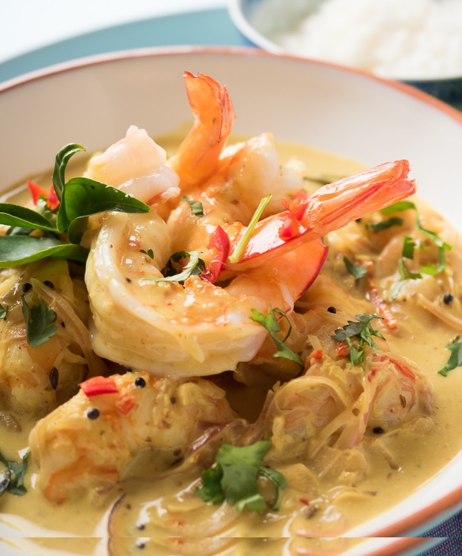 Kerala Style Prawn Curry