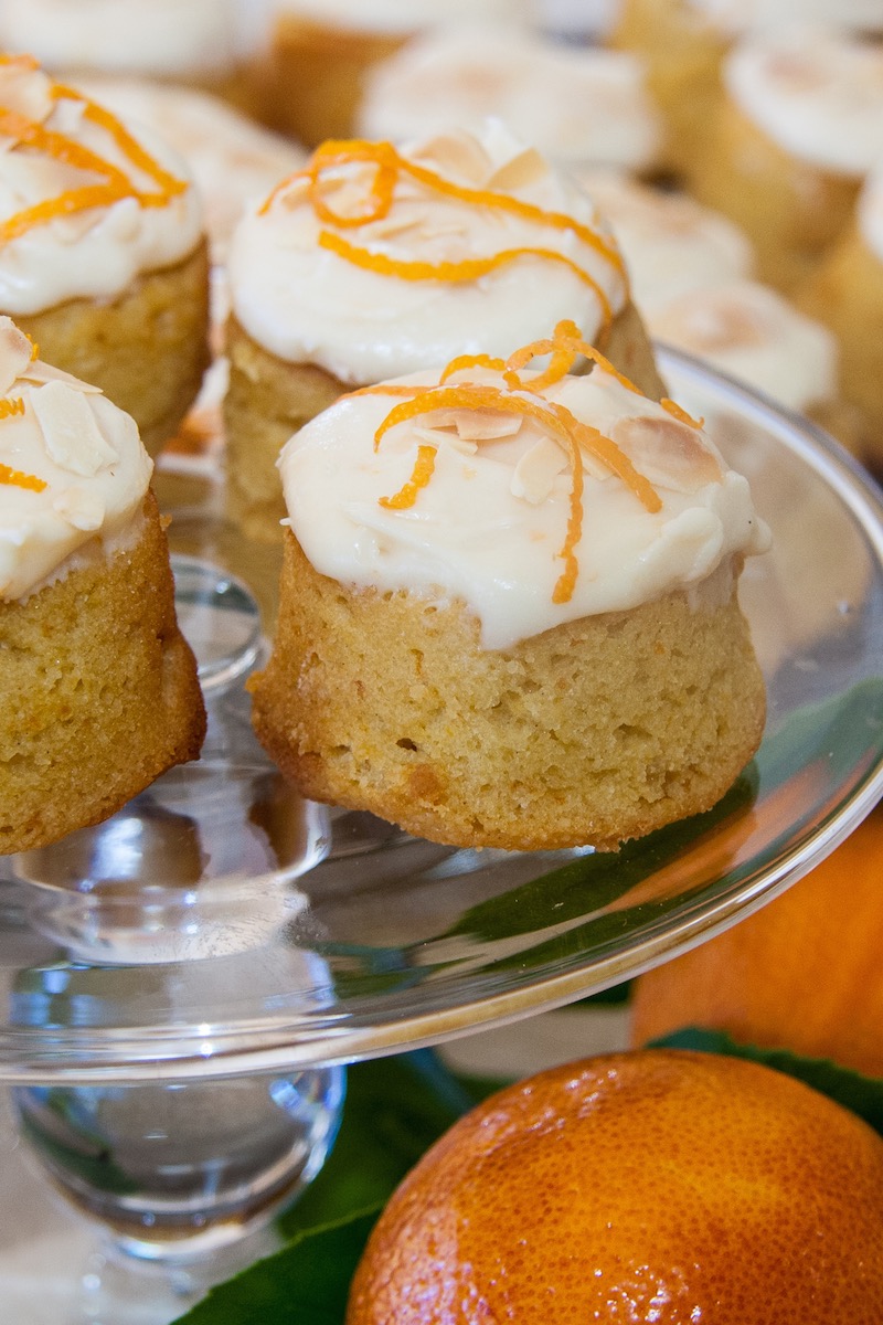 Mini Flourless Orange & Cardamon Cakes