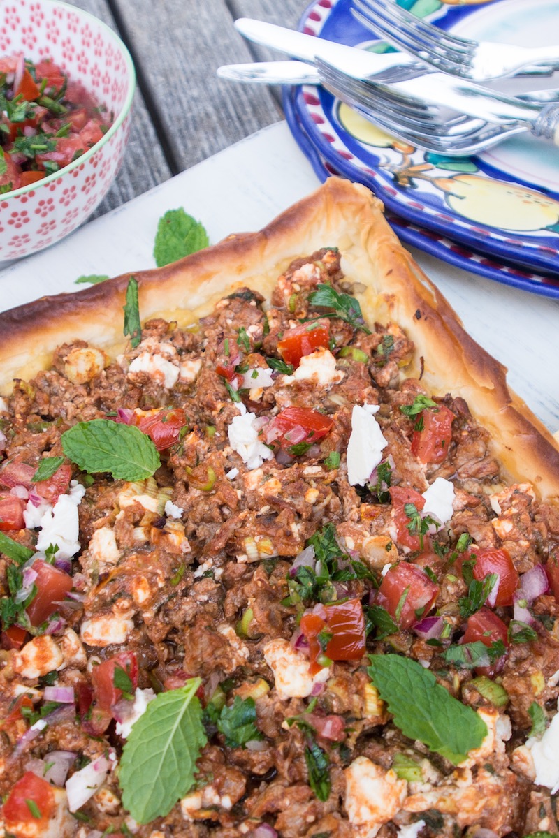 Leftover Lamb Tart